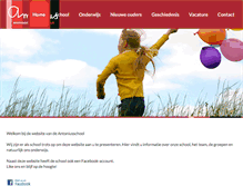 Tablet Screenshot of antoniusschool.com